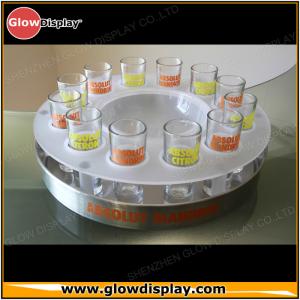 Wholesale Illuminated Bar ServingTray For Shot Glasses Made of Acrylic and Metal from china suppliers