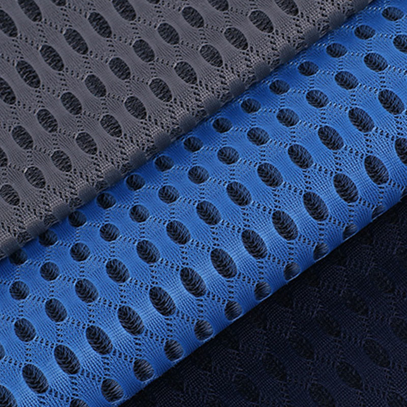 Dyed Pattern Air Mesh Fabric Moisture Absorbent Knitted 3mm 3D Mesh Material