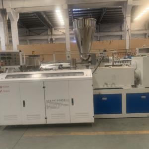 Wholesale 45RPM Conical Double Screw Extruder Plastic Pipe Machine from china suppliers