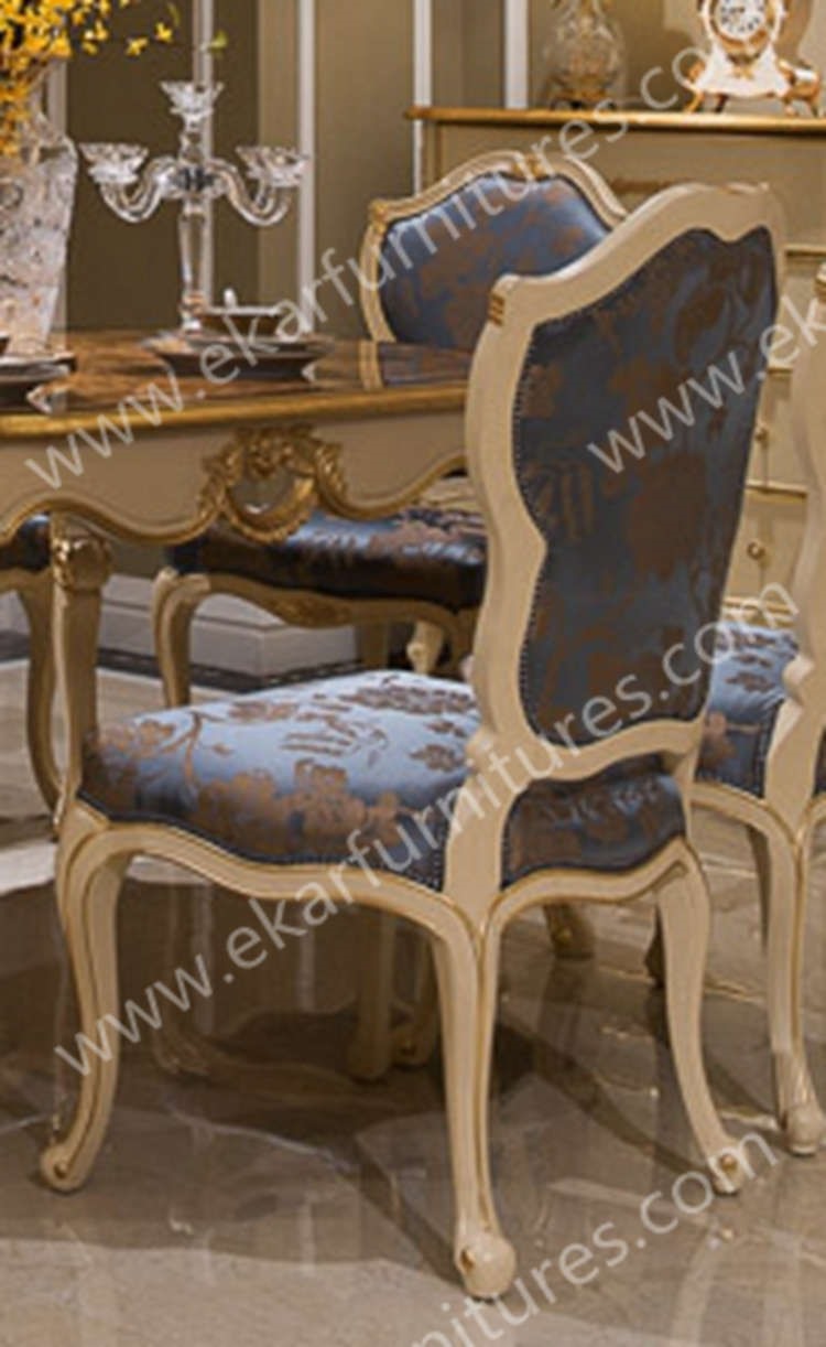 Mediterranean style wood design royal dining chairs FY-105