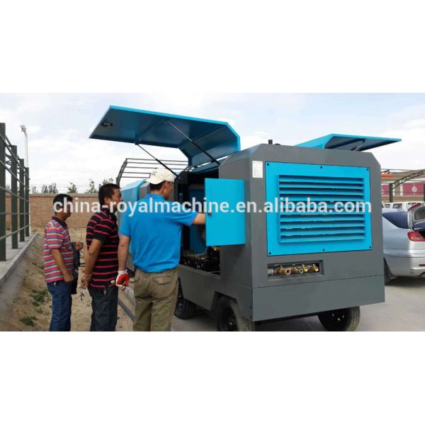 2m3/min 7 bar Yangdong engine Diesel Screw Air Compressor Portable Diesel Engine Driven Air Compressor