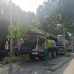 Construction Lifting 50 Ton Used Crane Trucks with Max. Lifting Height of 25M by