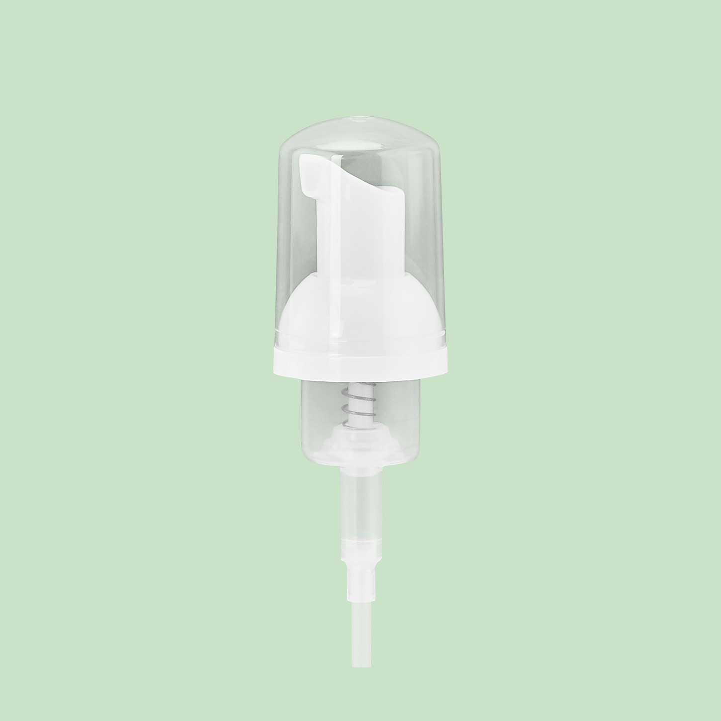 1.5mm Gasket 0.4cc Foam Pump with Clear Overcap
