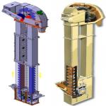 Vertical Conveying Heavy Duty Bucket Elevator Conveyor For Bulk Materials