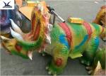 Lovely Kiddie Rides Animatronic Cartoon Walking Dinosaur Motorized Toy Car