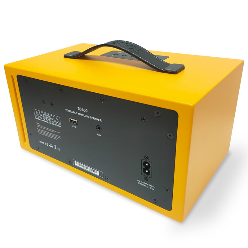 Portable Bluetooth Speaker High Power Wooden Cabinet Desktop Sytlish Bluetooth Speaker Built-in Battery