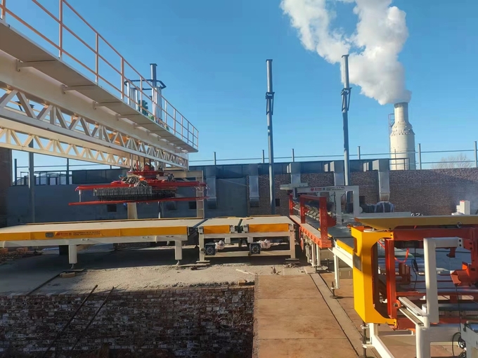 Rotary Kiln Brick Stacker Robot For Automatic Brick Plant Robot Stacking Machine