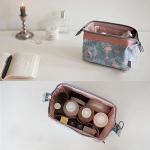 Fashionable Cosmetic Organizer Bag Brush Pouch Toiletry Kit With Zipper
