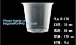 PLA compostabale Cup, PET Cup, PP Cup, PS Top Snack Cup Straw, Food Takeout Box,