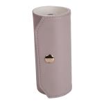 Water Proof Roll Leather Jewelry Bag Button Locked Lightweight Durable