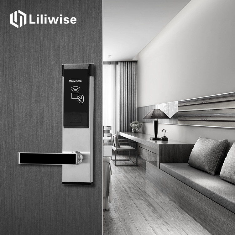 Intelligent Electronic Hotel Locks , Modern Smart Rfid Door Lock System