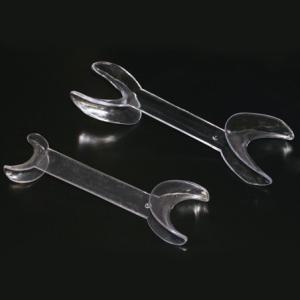 Wholesale Plastic Clear Durable Dental Cheek Retractor Mouth Gag Double Head Type from china suppliers