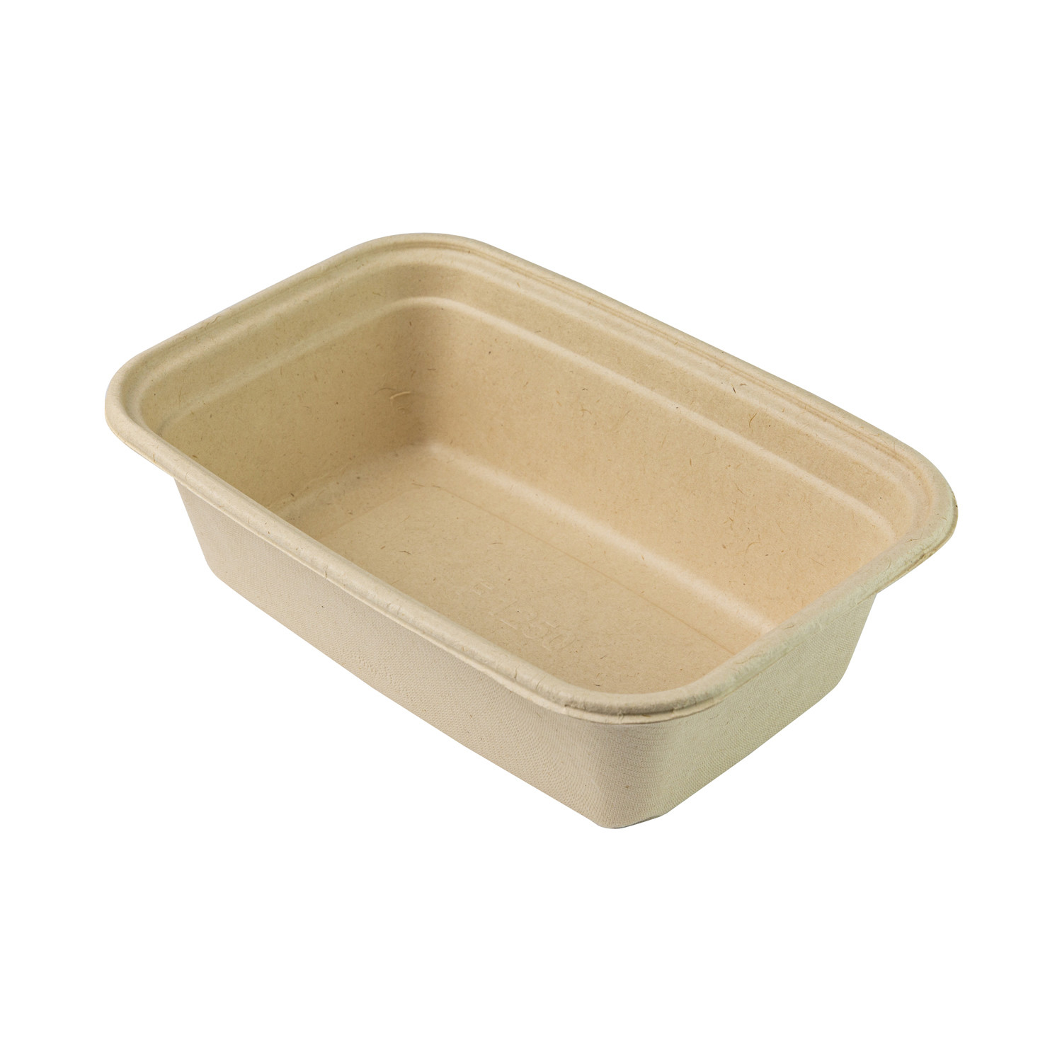 Custom Bagasse Wheat Paper Pulp Storage Box , Biodegradable Sensory Tray