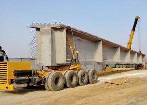 Wholesale Reliable Crane Spare Parts , Multi Axle Tyre Trolley Transporting Girder Vehicle from china suppliers