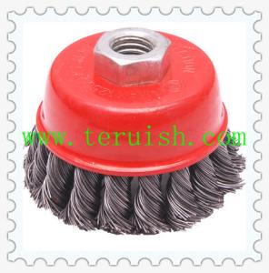 Wholesale Twist Knotted Screw &amp; Bowl Wire Wheel Brushes TRT08 from china suppliers