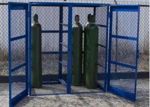 Wholesale Propane Bottle Storage Cage , Refrigerant Storage Cage Single / Double Doors from china suppliers