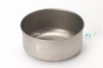Titanium backpacking cooking bowl