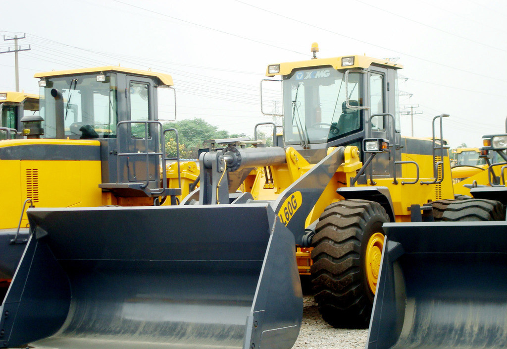 Large Case Compact Wheel Loader With Air Conditioning High Stength