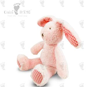 Wholesale Eco Friendly Cute Soft Toys Pink Bunny Stuffed Animal 19 X 28cm from china suppliers