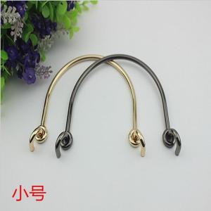 Wholesale Women fashion top quality shoulder bag hardware light gold &amp; gunmetal color 125 mm length bag handle metal accessories from china suppliers