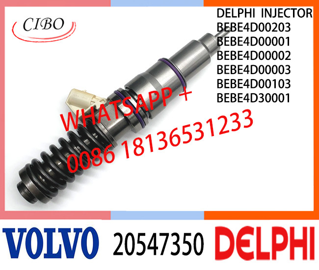 Diesel Injector BEBE4D00203 BEBE4D00001 BEBE4D00002 BEBE4D00003 BEBE4D00103 20547350 for VOL FH12 TRUCK 425 /435 BHP