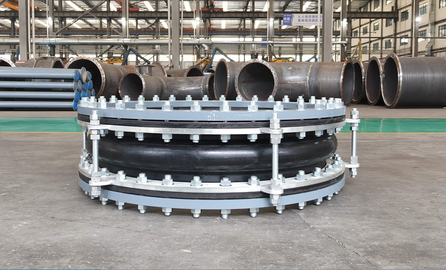 Horizontal / Vertical Installation Single Sphere Flexible Rubber Joint With Excellent Corrosion Resistance And Good Noise Reduction