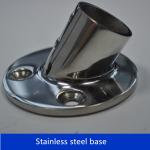Boat Hand Rail Fitting-30 Degree Round Base,Marine Stainless Steel