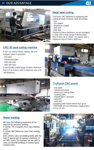 professional custom bending stamping part aluminum zinc manufacture laser cutting services