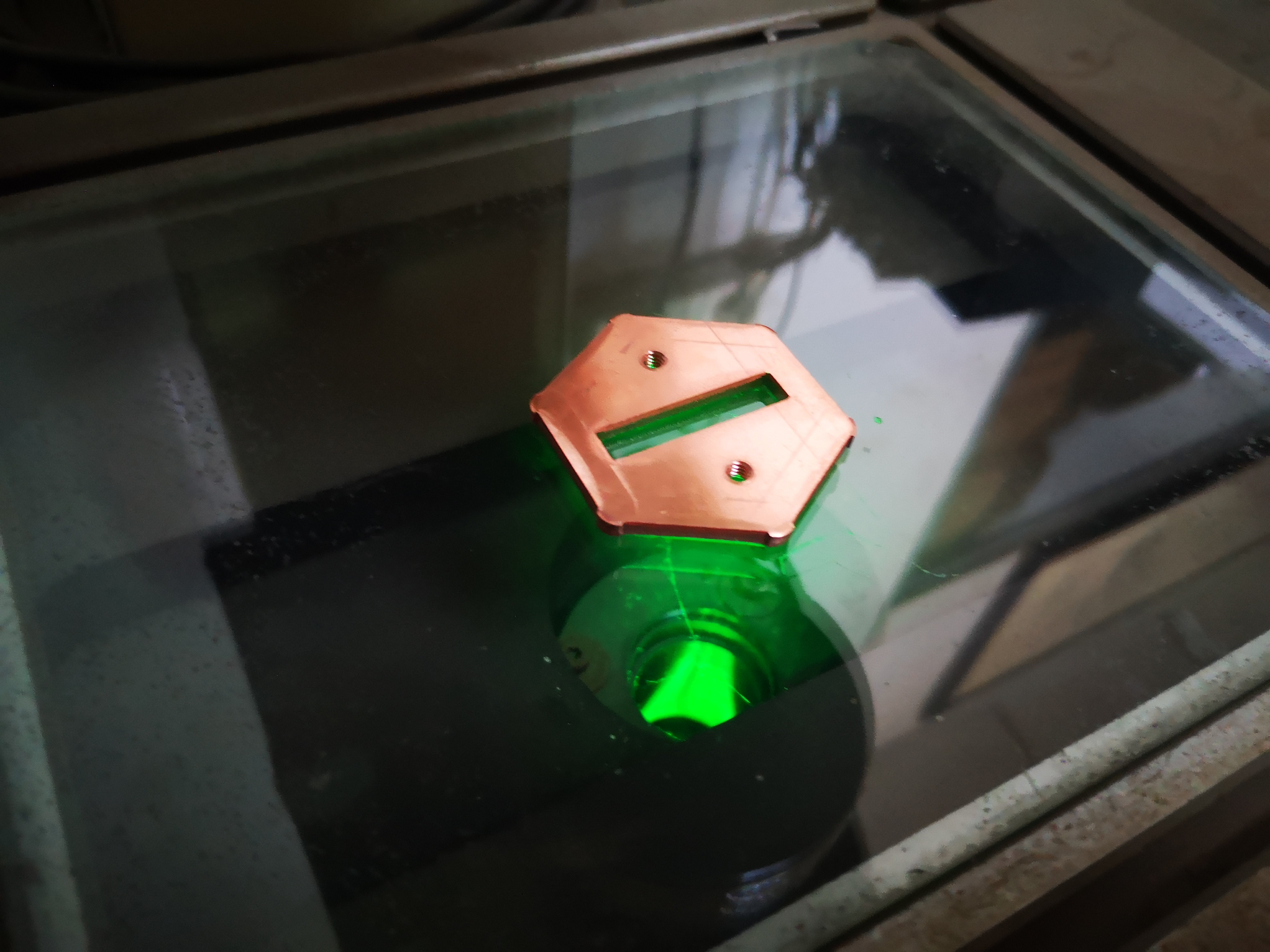 Laser Cutting Processing Of Copper Plate Metal Forming