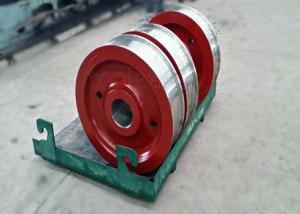 Wholesale Heat Treatment Industry Rail Mounted Casting Wheel Forged Steel Crane Wheels from china suppliers