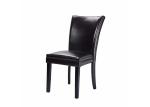 22.5x17x35.75 OEM Home Furniture Leather Padded Dining Chairs Modern Design
