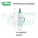 Black Rubber Calf Feeding Bottle Nipple Teats For Lamb Feeding
