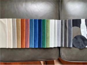 Wholesale Sofa Felpa Fabric , Tear Resistant Plain Velvet Fabric from china suppliers