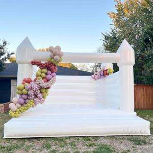 Wholesale Custom Party Rental Entertainment Jumping Castles White Bubble Bounce House from china suppliers