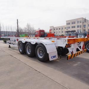 Wholesale Agricultural Three Axle 40 Foot Skeleton Chassis Trailer from china suppliers