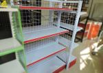 1.8mm Bracket Gondola Retail Display Shelving 900x450x1800mm Size 0.6mm Layer