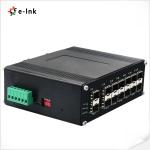 Industrial L2+ Managed 12-Port 1000X SFP + 2-Port 1000X SFP Fiber Switch