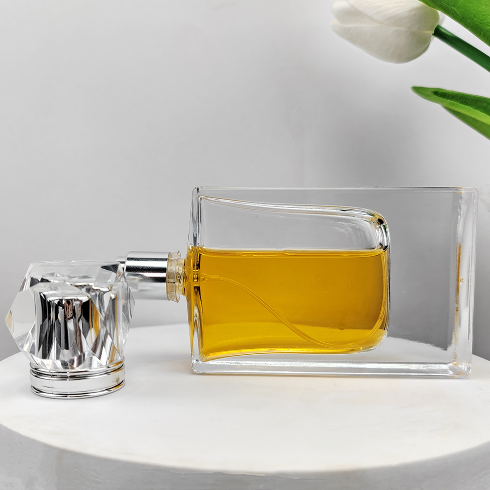 50ml Perfume Bottle with Glass Base Material and Logo Acceptable Customer's Logo