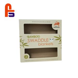Wholesale Hard Visible Window Design For Kids Clothes Kraft Paper Packaging Box from china suppliers