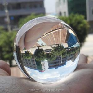 Wholesale Decorative Transparent Resin Ball , Clear Crystal Ball 100mm from china suppliers