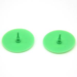 Wholesale Round Shape Silicone Rubber Exhaust Valve Diaphragm Dia 24mm Shore A 50 Green Medical Valve from china suppliers