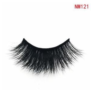 Wholesale Real 3D Mink Eyelashes Fluffy Long Dramatic Eyelashes Face Lash Strip 20mm NM121 from china suppliers