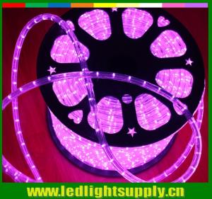 Wholesale christmas decorations 2 wire led pink color roep flex lights from china suppliers