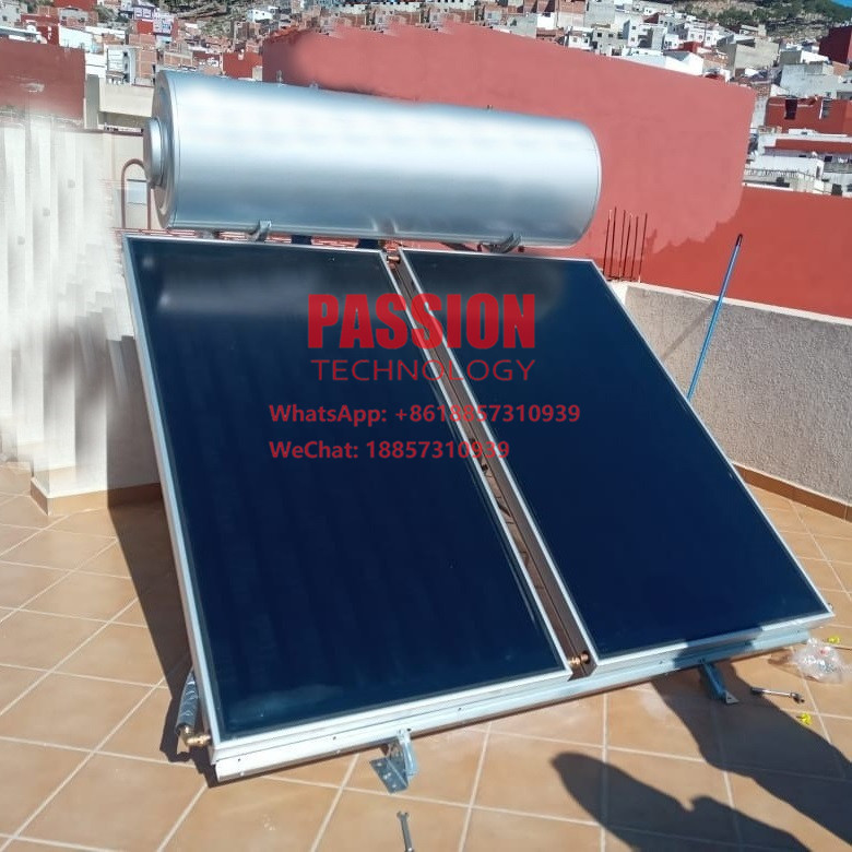 Integrated Flat Plate Solar Water Heater Pressurized Flat Panel Solar Pool Heating