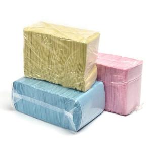 Wholesale Waterproof Colorful Disposable Consumable 3ply Scarf Apron Dental Bibs from china suppliers