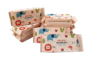 Wholesale Tea Tree Oil 45GSM Baby Biodegradable Wet Wipes Rayon Spunlace from china suppliers