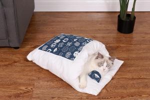 Wholesale Cat Nest Cloth Closed Pet Bed Mat For Durability And Cozy Comfort from china suppliers