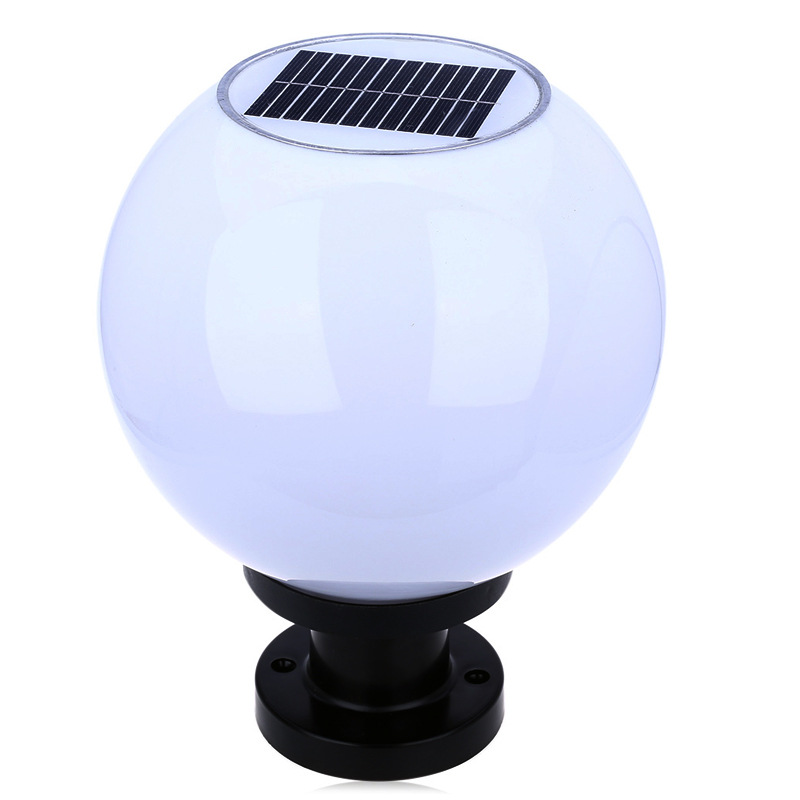 Outdoor Waterproof Solar Powered Town House Lawn Garden Bungalow Pathway Fence Street Post LED Lights