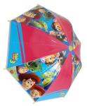 Plastic Handle Child Kids Clear Umbrella , Clear Foldable Umbrella For Promotion