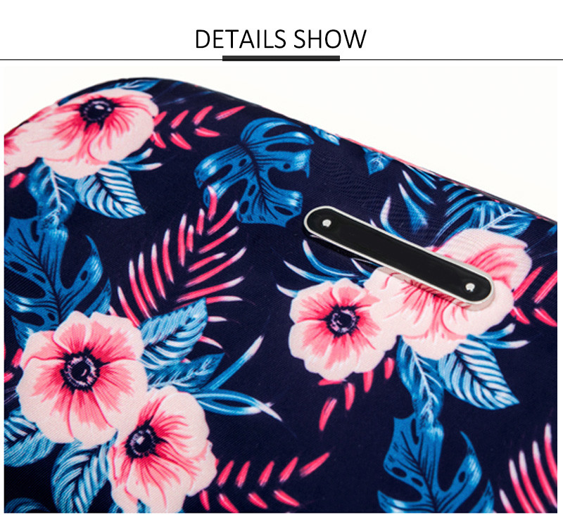 Fashion Custom Vintage Floral Printed Small Private Label Makeup Bag for Travel